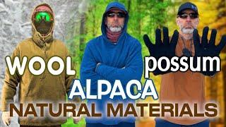 Natural Materials - Wool, Alpaca, Possum