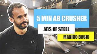 5 MIN AB CRUSHER / Abs of steel I Marino Basic