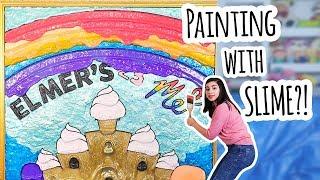 I Made A HUGE Slime Art Masterpiece - #ElmersWhatIf Slime Challenge