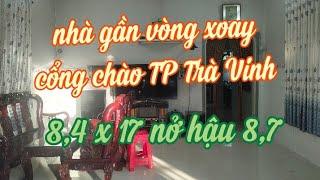 MS 500 bán nhà gần vòng xoay cổng chào thành phố Trà Vinh, giá 1,4 tỷ, đt 0972297474