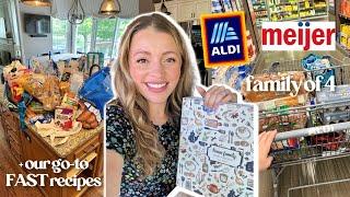 Grocery Shop + Haul // Meal Planning + Our Aldi Faves!