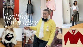 thrift with me for the last time this year (cute winter haul ahead)