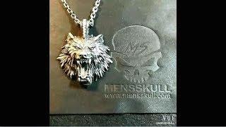 Wolf Pendant 925 silver pendants SSP97 - MENSSKULL