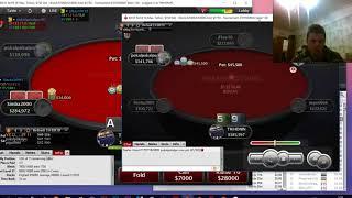 ebuчая монетка на POKERSTARS когда оставалось 15 тел из 2000