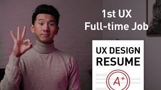 First UX Resume That Got Me A UX Job