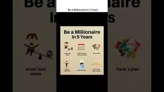 Be A Millionaire In 5 Years  #motivation #shorts #mindset