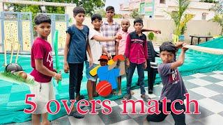 Home cricket 5 Overs match | Kannayya Videos | Trends Adda Vlogs