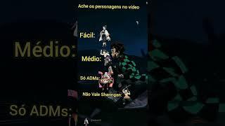 Ache os personagens do Demon Slayer 🟣#shorts #tv #challenge #desafio #rafaelz9