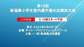 第18回新潟県小学生室内選手権水泳競技大会