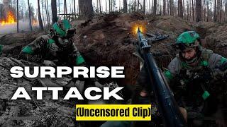 Azov Brigade Assaults Russian Trench and Takes Casualties (clip) @Kinetic_Concepts