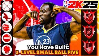 How to Make a 3-LEVEL SMALL BALL FIVE in NBA 2K25! Vol. 30