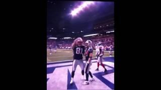 Aaron Hernandez SuperBowl touchdown and celebration