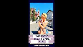 The best of Slovenia in 3 days | Travel itinerary | #visitslovenia #travelitinerary #travelcontent