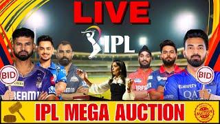 LIVE: IPL Mega Auction 2025 Today Live Updates | Latest IPL Auction News & Player Bids