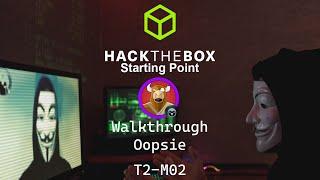 Hack The Box Starting Point Oopsie T2-M02 | Walkthrough Deutsch