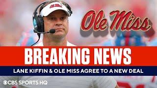 BREAKING: Lane Kiffin & Ole Miss Agree to Contract Extension | CBS Sports HQ