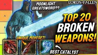 Lords of The Fallen - NEW TOP 20 BEST WEAPONS Ranked!