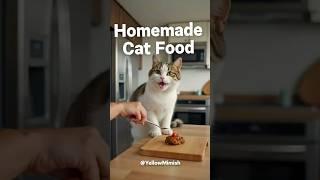 Homemade Cat Food Recipes #cats #yellowmimish #shorts @cats