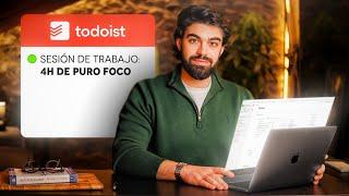 Estudia Conmigo I 4h de Foco y Productividad I Pomodoro, Pausas dinámicas y Música de fondo