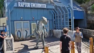 Raptor Encounter Universal Studios Los Angeles  - October 2024