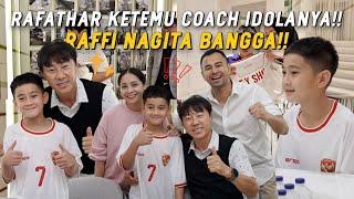 COACH SHIN TAE YONG MAMPIR KE ANDARA BUAT NGELATIH RAFATHAR MAIN BOLA?!!! RAFATHAR FULL SENYUM!!!