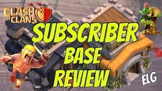 Clash of Clans - Farming Base - Town Hall 9 Town Hall 8 - Base Review