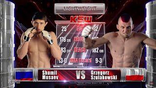 KSW Free Fight: Shamil Musaev vs. Grzegorz Szulakowski | KSW 64