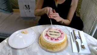 SnS March 2017 Birthday Cake - Rose Mille Crêpes by LadyM New York - Hong Kong Exclusive (#snsft)