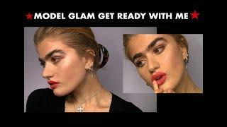 MODEL GLAM MAKEUP GRWM | Sophia Hadjipanteli