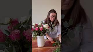 DIY Floral Arrangement from Grocery Store Flowers