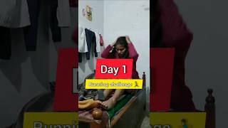 Day 1 Hard Running Challenge Journey  #running #shorts