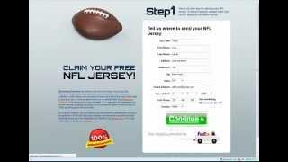 How To Get a Free NFL Jersey Instructions