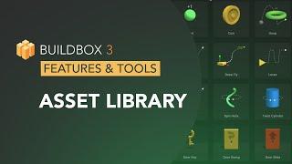 Buildbox 3 Features and Tools: Asset Library