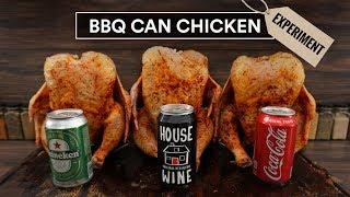 BEER CAN Chicken Experiment - Coke, Wine and Beer!