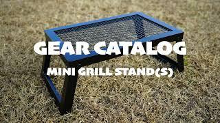 MINI GRILL STAND(S) | CAMP MANIA PRODUCTS GEAR CATALOG | キャンプマニアプロダクツ | キャンプギア紹介 | Made in Japan