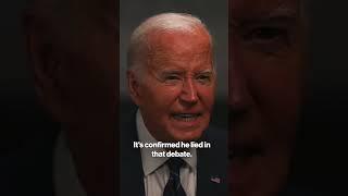 Biden snaps at Lester Holt in NBC interview days after Trump assassination attempt #shorts