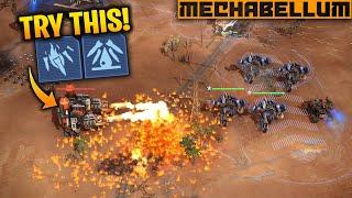 Vulcan FIREBOMB FRONT LINE?? (Counter to Rhino Rush!) - Mechabellum Cast