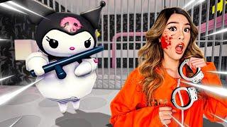 KAT ESCAPES KUROMI'S PRISON RUN IN ROBLOX (OBBY)