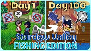 I played 100 days of Stardew Valley as a Fisher... (finally) - FULL FIRST YEAR