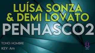 Luísa Sonza & Demi Lovato - Penhasco2 - Karaoke Instrumental - Male