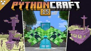 LUCKIEST END CITY EVER?! | Pythoncraft (Minecraft Survival Let's Play) | Episode 15