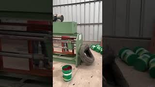 Waste tyres single hook tyre bead steel wire separating equipment/Tyre steel wire separator