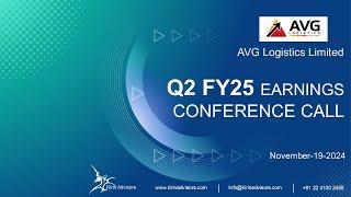 AVG Logistics Limited Q2 FY25 Earnings Conference Call