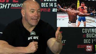 Dana White Reacts to Colby Covington TKO LOSS to Joaquin Buckley at UFC Tampa