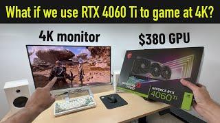 What if we use RTX 4060 Ti 8GB to play the latest games at 4K in Q4 2024?