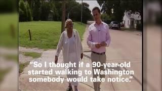 90 Year-Old Woman Walks to D.C. in Support of Juneteenth!