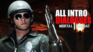 MK1 T-1000 All Intros Dialogues - Mortal Kombat 1