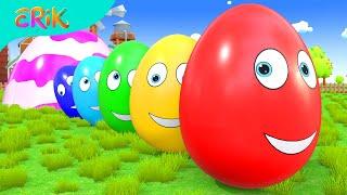 Surprise Eggs Kids Song | BluLoo Nursery Rhymes & Kids Songs