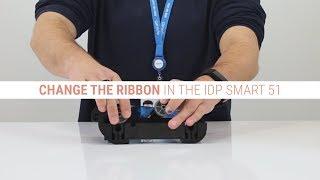 How to Change the Printer Ribbon in the IDP Smart 51 ID Card Printer