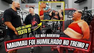 MAUMAU FOI HUMILHADO NO TREINO DE PERNA NO CT - BALESTRIN E CARIANI IMPRESSIONADOS !!